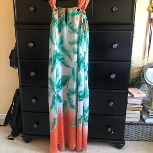Comfortable Multi-way Strap Maxi Dress